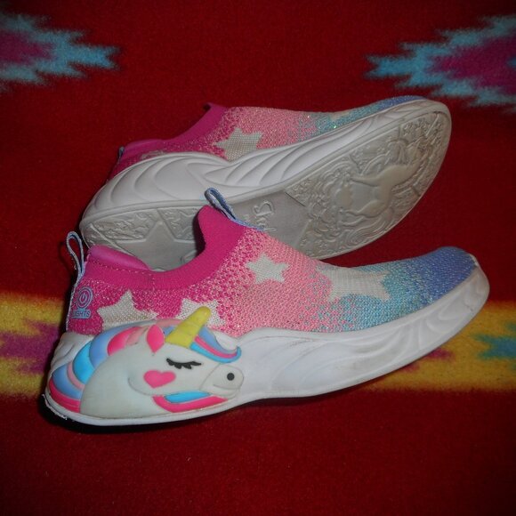 Skechers Unicorn Dreams Sherbert Stars Sneaker *Little Kids Size: 13.5 - Picture 5 of 10